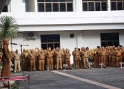 Sekretaris Daerah Kota Tanjung Balai Pimpin Apel Gabungan Pemerintahan