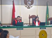 Kuasa Hukum Rahmadi, Bacakan Eksepsi Nota Keberatan Di PN Tanjungbalai Asahan