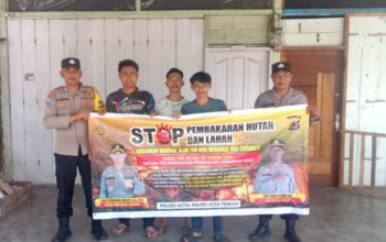 Cegah Karhutla, Polres Aceh Tengah Rutin Gencarkan Patroli dan Edukasi Kepada Masyarakat