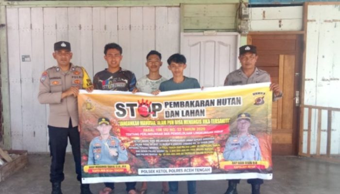 Cegah Karhutla, Polres Aceh Tengah Rutin Gencarkan Patroli dan Edukasi Kepada Masyarakat
